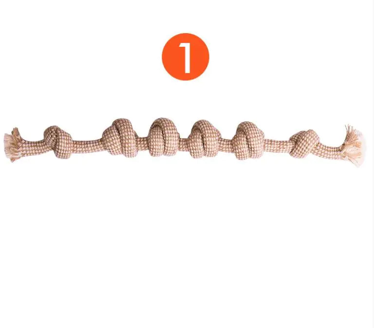 Pawssome Cotton Hemp Dog Toy Set